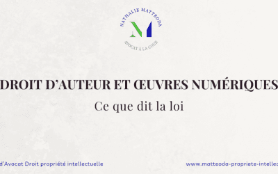 Droit d’auteur et œuvres numériques : ce que dit la loi