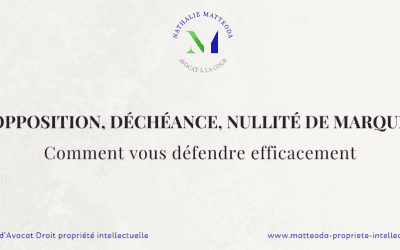Opposition, déchéance, nullité de marque : comment vous défendre efficacement à Paris