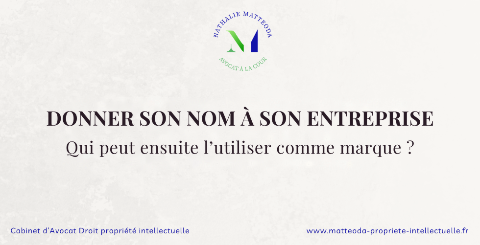 Nom Patronymique Marque Cabinet d'avocat Nathalie Matteoda